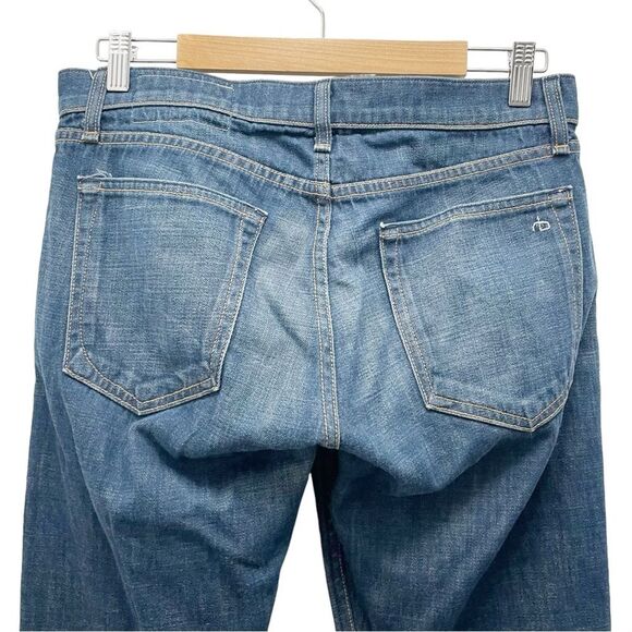 Rag & Bone Jeans Fit 2 Slim Leg in Owen Wash Non-Stretch Denim Mens Size 30x34 - Picture 6 of 13